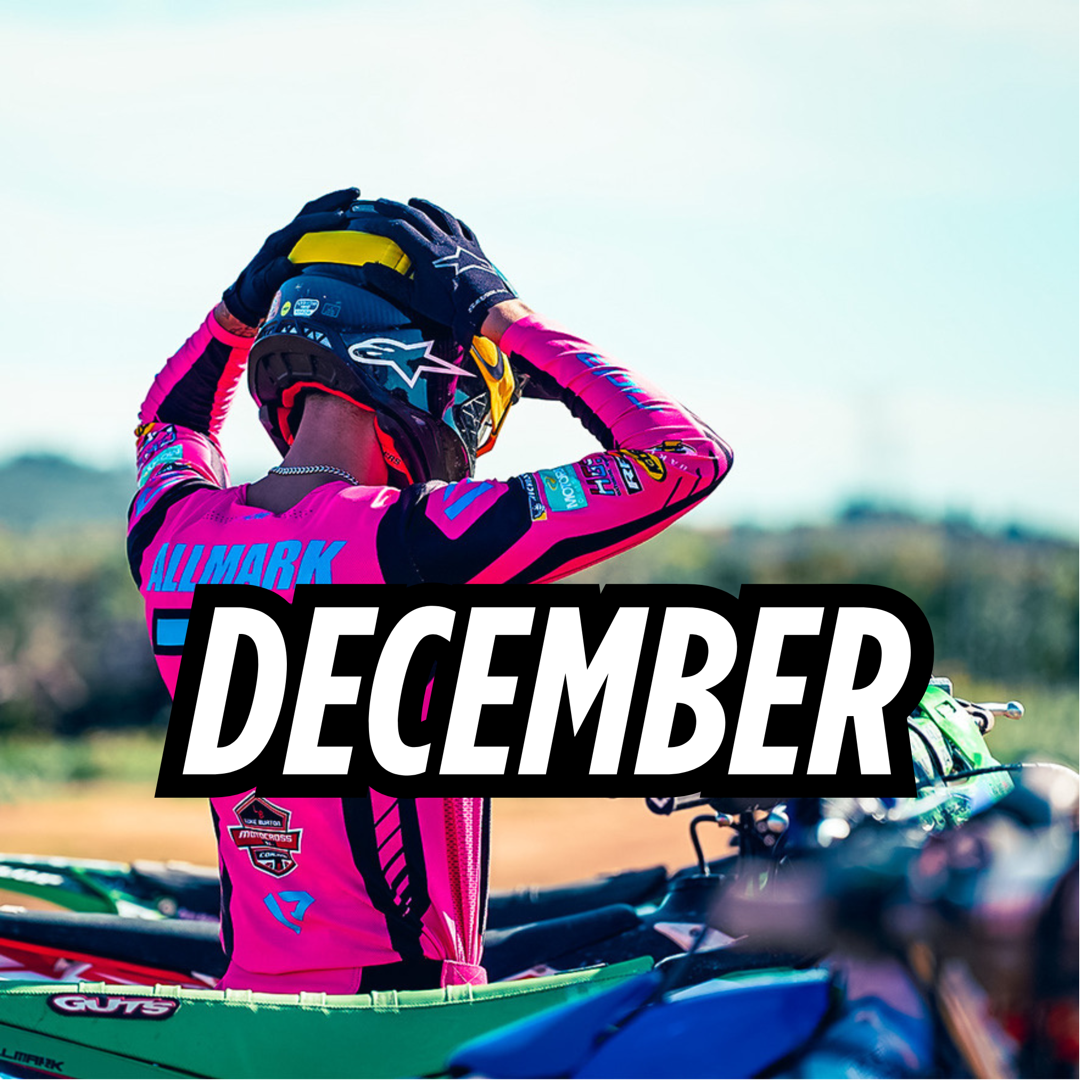 December motocross holidays with bike rental Spain