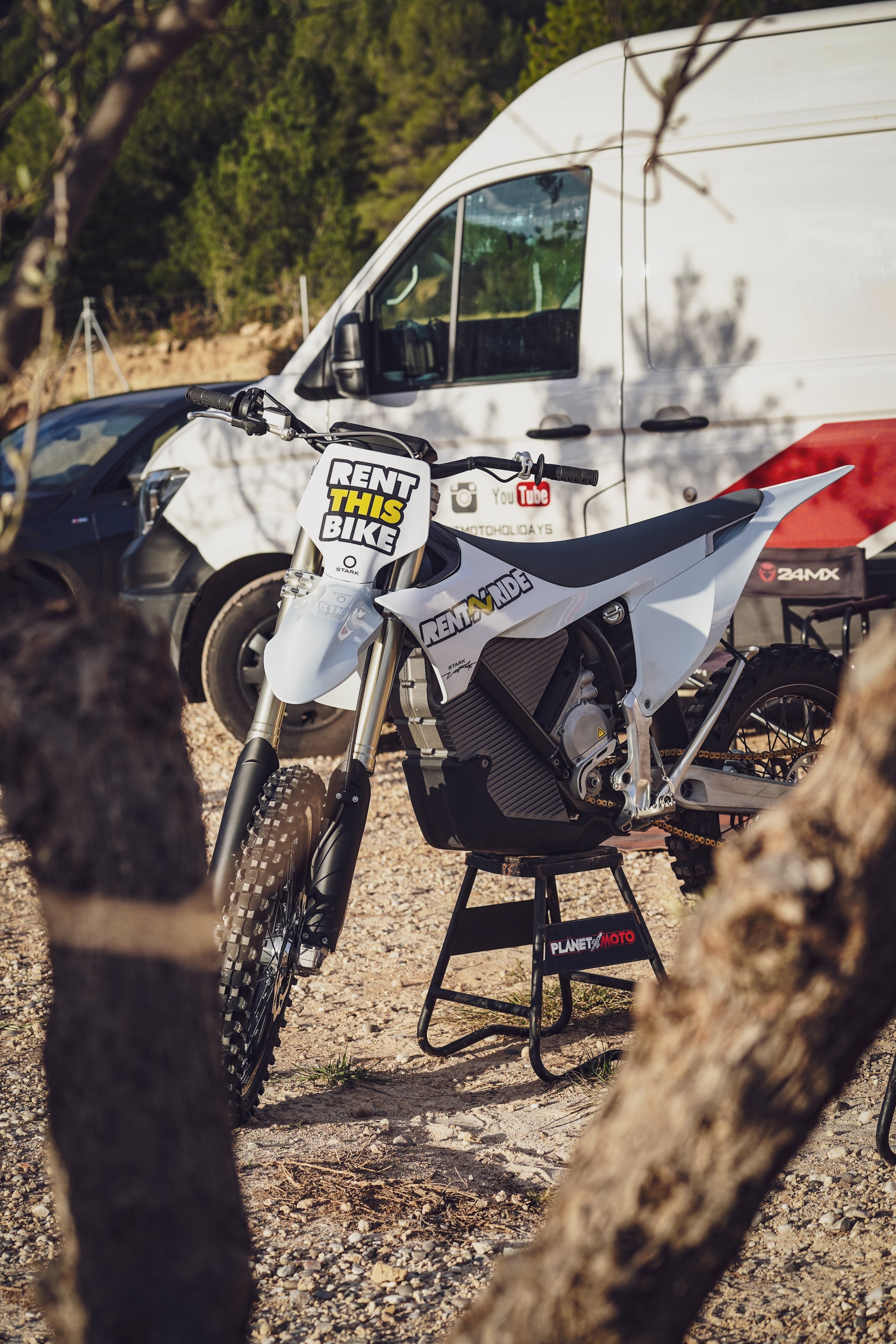 Rent A Bike Package Stark Varg electric motocross bike Spain